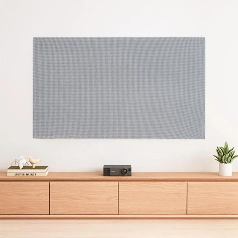 Universal Elastic Tv Cover Solid Dustproof Lcd Television Hood Cloth Decorative Protector for 37/41/50/60/70/80/100 Inch Tv