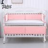 Upholstered Wall Panels 4Pcs/Set Soft Padding Spaces, Stair Railing Edge Protector for Bedroom Balcony & Indoor Guard Railings, Easy to Install