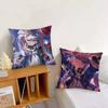ROCCIA Anime Game W-Wuthering Waves Pillow Case Fashion Square Pillowcase Bedroom Sofa Room Ins Decoration Leisure