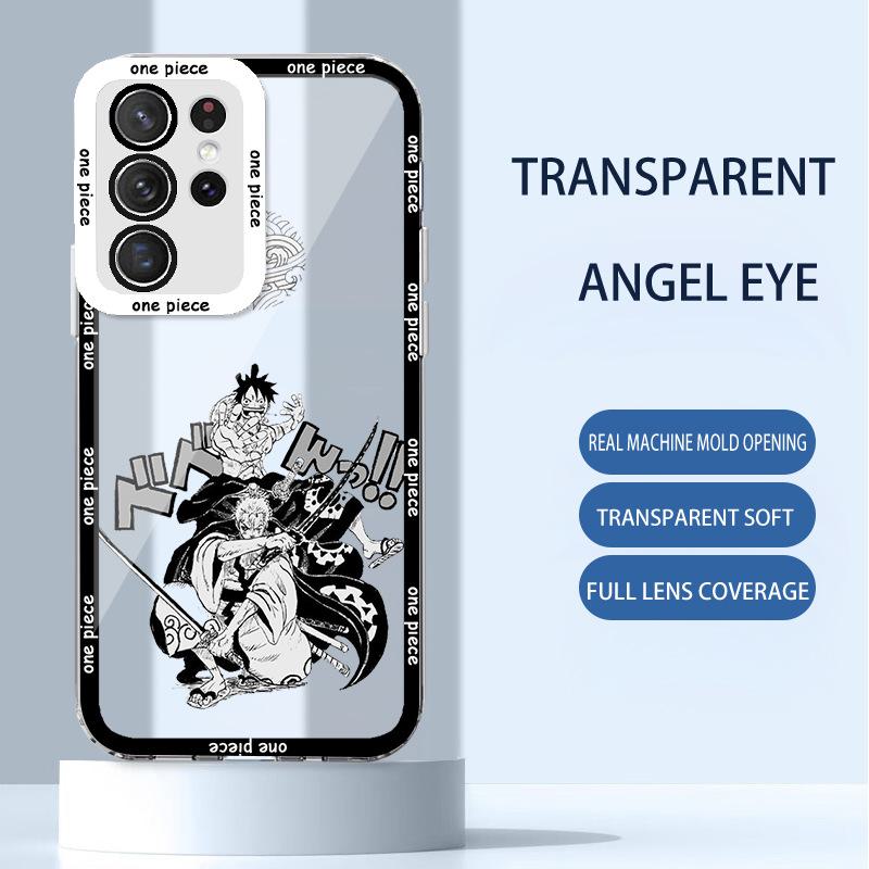 

Прозрачный чехол для телефона Samsung S22, A32, M11 с героями аниме Луффи, Зоро, Гоку и Dragon Ball. Samsung A51 4G