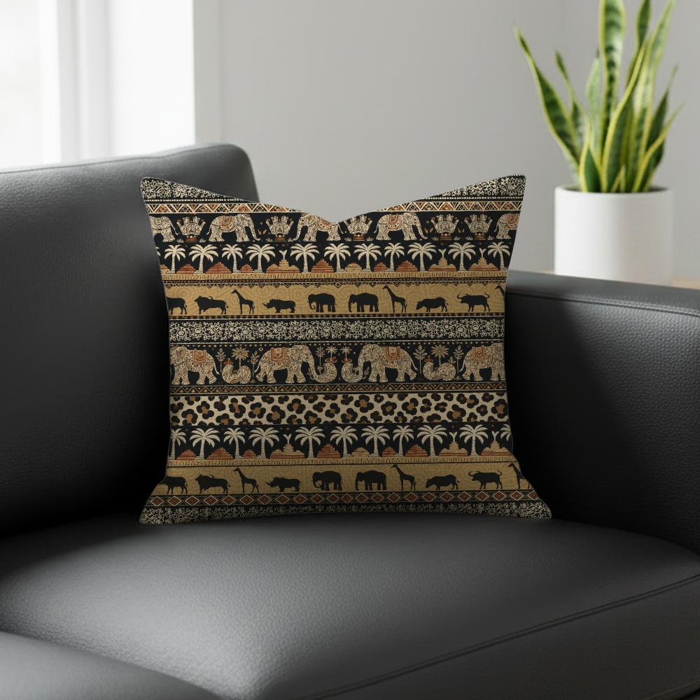 Art African Tribal Art Cushion Cover Natural Linen Pillowcase Set AllinOne Decor for Sofa Bedroom Chair