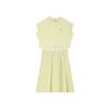 Fila Trendy Fashion Casual Versatile Sleeveless Dress Women Dresses Fluorescent-Green F11W524302F-LG