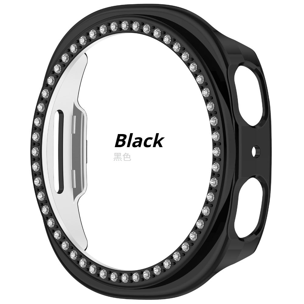 Bling Diamant Hülle für Samsung Galaxy Watch 8 40mm 44mm Zubehör Hohl PC Mauerwerk Schutz Stoßstangen Schale für galaxy watch 8 Abdeckung 46mm