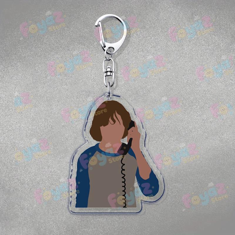 

Horror Movie The Black Phone Keychain Accessories Bag Car Charms Horror Vance Hopper Keyrings Jewelry Fans Freinds Gift