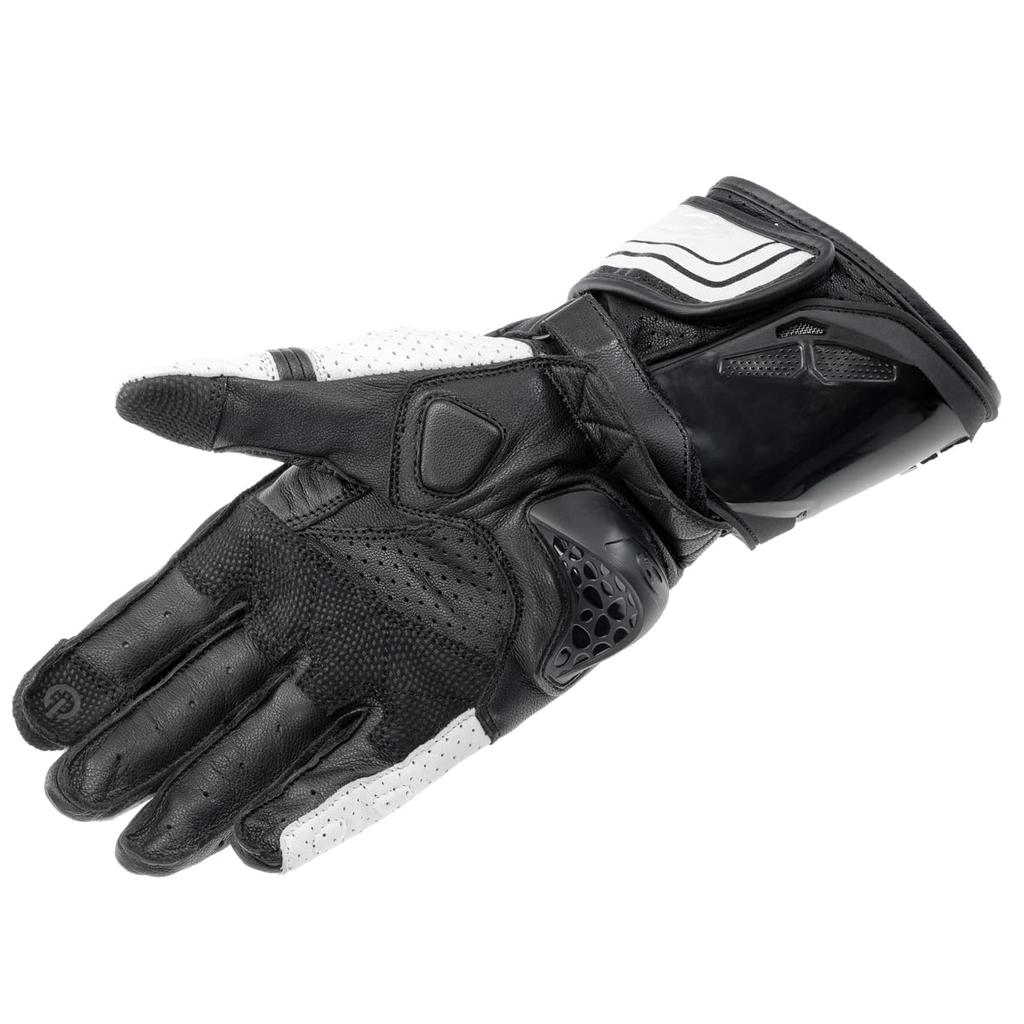 Komine 2025 Model Motorcycle Racing 3XL 06-265 GK-265 R-SPEC Gloves, White,