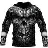 Men's Skull Graphic Prints Hoodie Hoodies Sweatshirt Streetwear Designer Long Sleeve Hooded Daily Sports 1 2 Print Spring & Fall Designer