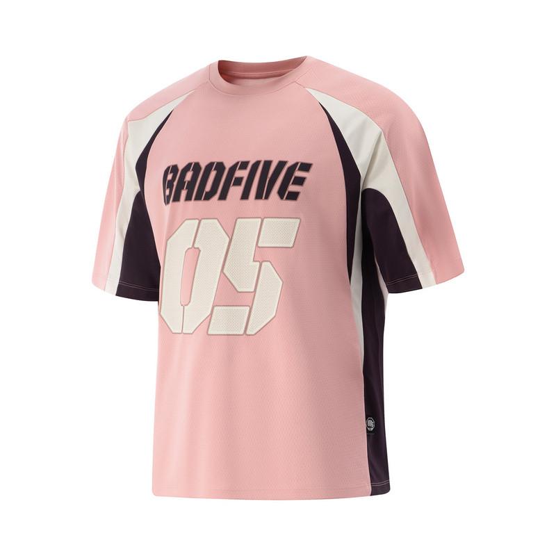 

Li Ning Серия Anti-Five Круглый вырез Свободный Простой Модный Быстросохнущий С буквой Короткий рукав Футболка Мужские топ AYKV307-2 XL