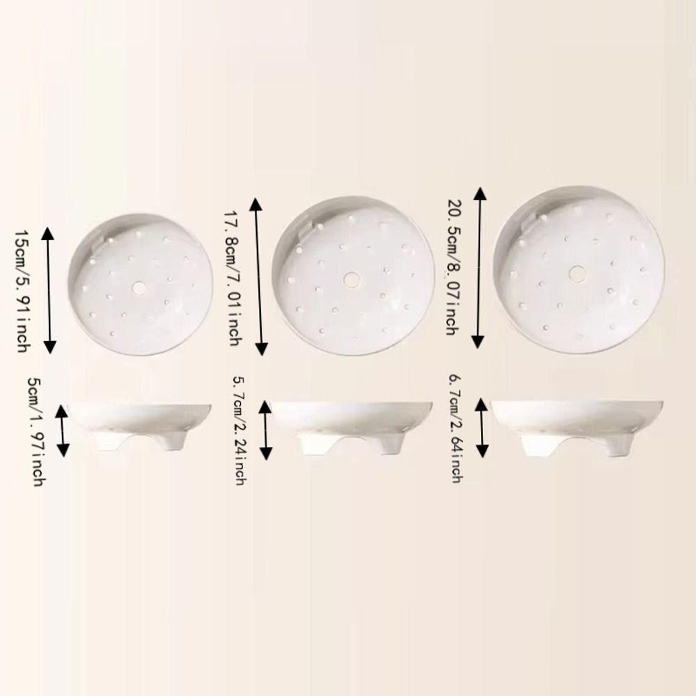 Hollow Porous Food Steaming Dish Round Shape Steaming Bowl Steamer Rack Steamed Stuffed Bun