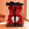 Rose Bear: Preserved Flower Gift for Girlfriend - Perfect for Birthdays, Valentine's, and Proposals