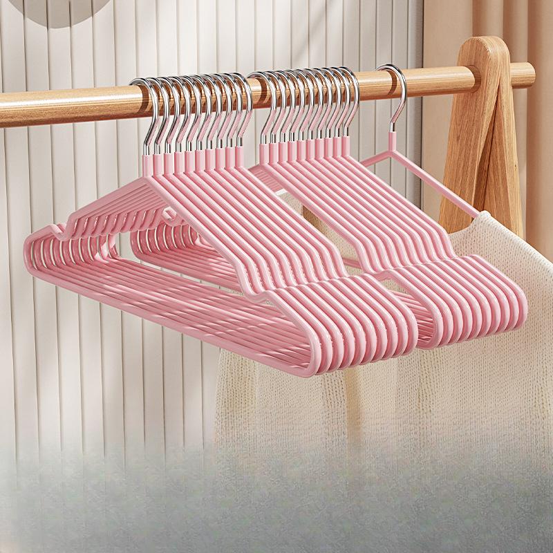 Plastic Clothes Hangers for Home Use Leaving No Trace and Being Anti-slip Thickened and Thickened Clothes Drying