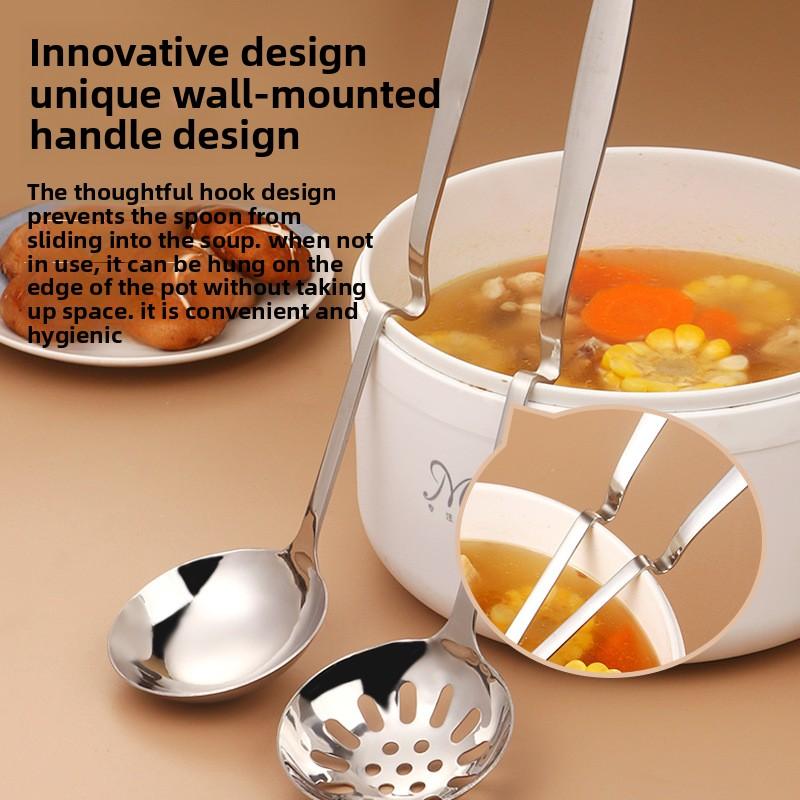 Thickened Soup Hook Long Handle Soup Spoon