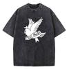Lil Peep Cry Baby Washed Tshirt Cotton High Quality Male Gothic Kawaii Anime Women Tshirt Vintage Kawaii Pop Culture Digital Y2k