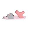 Adilette Sandal K Synthetic Leather Slip Resistant Abrasion Resistant Children's Sandals Pink Gray Kids' FY8849