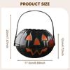 Halloween Candy Bucket Container, Decoration, with Handle, Holder,