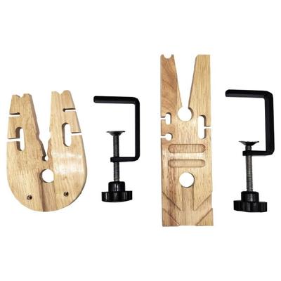 Wood Clamp Set Multifunctional for Woodworking and Crafts Round Edge Provides Stability Lightweight Construction