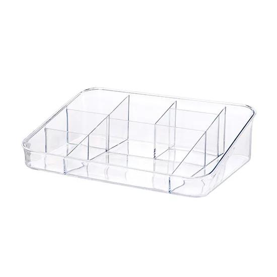 Makeup Cosmetic Storage Box Desk Bathroom Organizer Large Capacity Makeup Display Case Brush Lipstick Holder