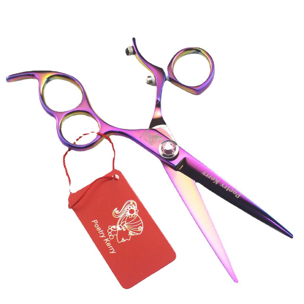 6.0 Inch, High-End, Color, Flying Scissors, Flat Scissors, High-End Hair Scissors 360 ° Rotation