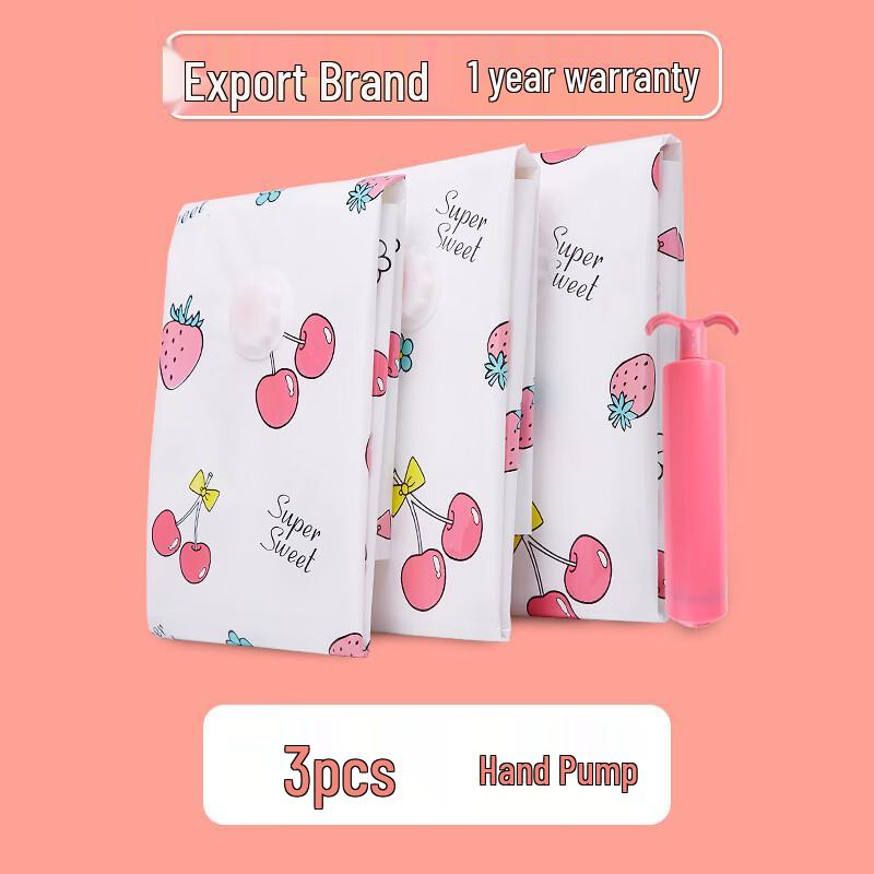 Handun Vacuum Storage Compression Bags (3-Pack with Pump)