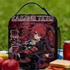Kasane Teto Lunch Bag  Casual Lunch Box For Adult Picnic Portable Zipper Cooler Bag Oxford Print Thermal Tote Handbags