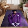 Prince Purple Guitar Performance Carpet Suitable For Outdoor Playrooms Dormitory Study Room Antislip Rug Office Home Decor Wedding Party Gift