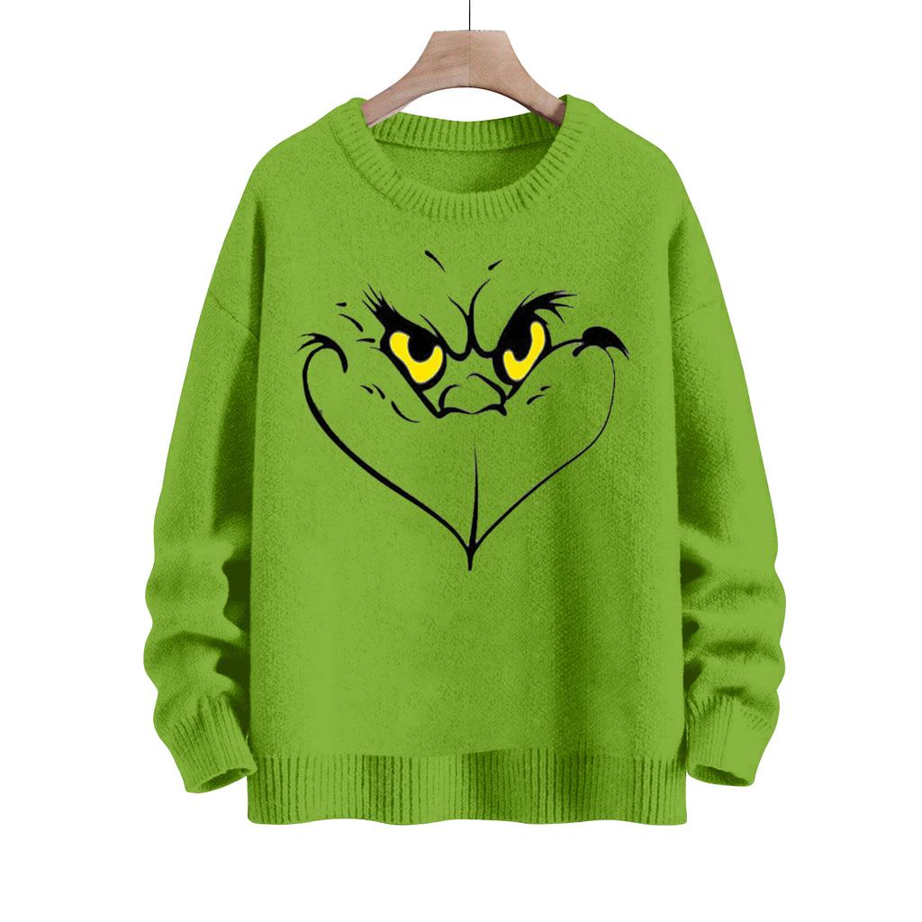 Christmas Sweatshirts For Women Knit Sweater Cute Shirt Fall Crewneck Pullover Tops