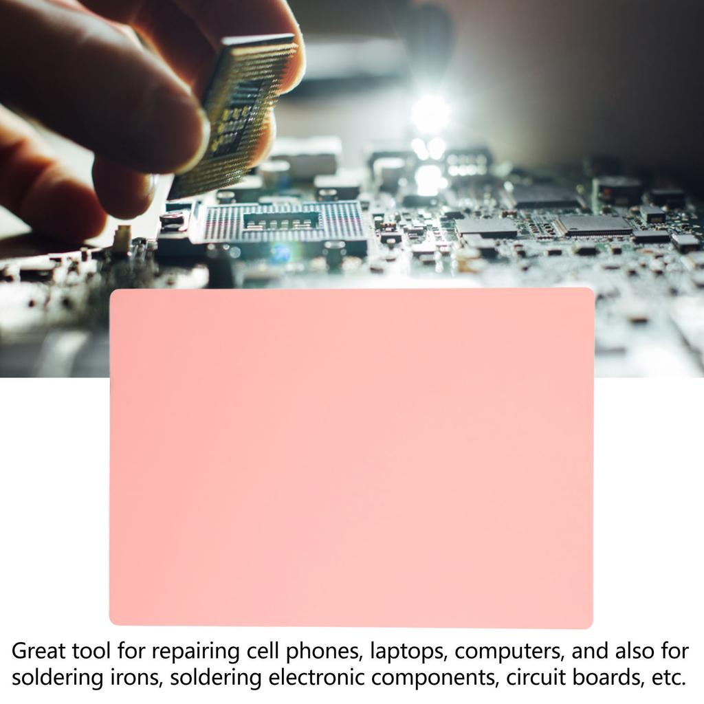 Heat Insulation Silicone Pad Electronic PCB Circuit Board Insulating Welding Silicone Mat for Maintenance