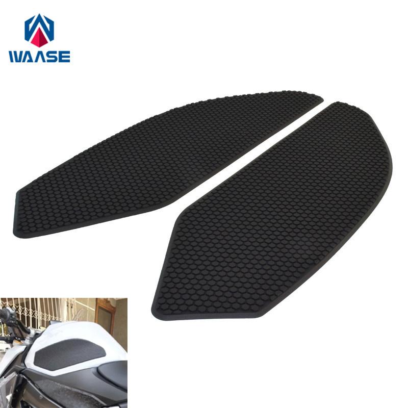waase For Suzuki GSXS GSX-S 1000 1000F GSX S1000 2015-2021 Tank Pad Protector Sticker Decal Gas Knee Grip Tank Traction Pad Side