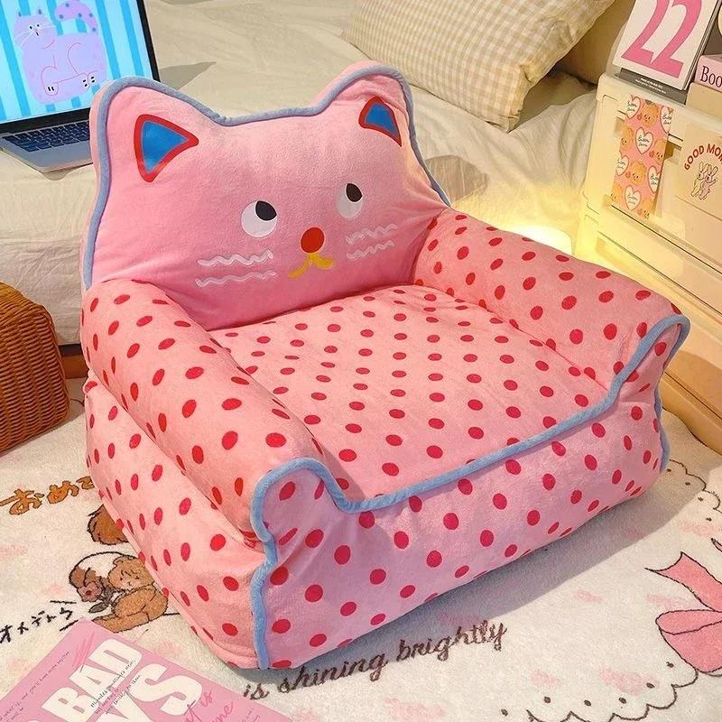 

Диван-кресло Милый диван Повседневный Легкий Удобный Детский Взрослый Диван Уголок Для Чтения Книги Интернет Знаменитость Горячая Распродажа розовый