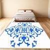 Charming Spring Botanic Rug Ideal For Plant Lovers Nature Enthusiasts And Bright Clean Home Decoration Fans