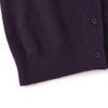 ELLE KIDS Girls' 95% Wool Round Neck Knit Cardigan