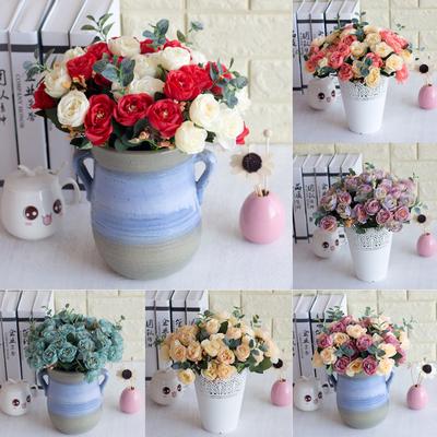 1 Bouquet 10 Head Pretty Artificial Flower Leaf Wedding Art Home Room Decoration