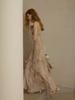 Sinseuden Shining Sleeveless Long Dress