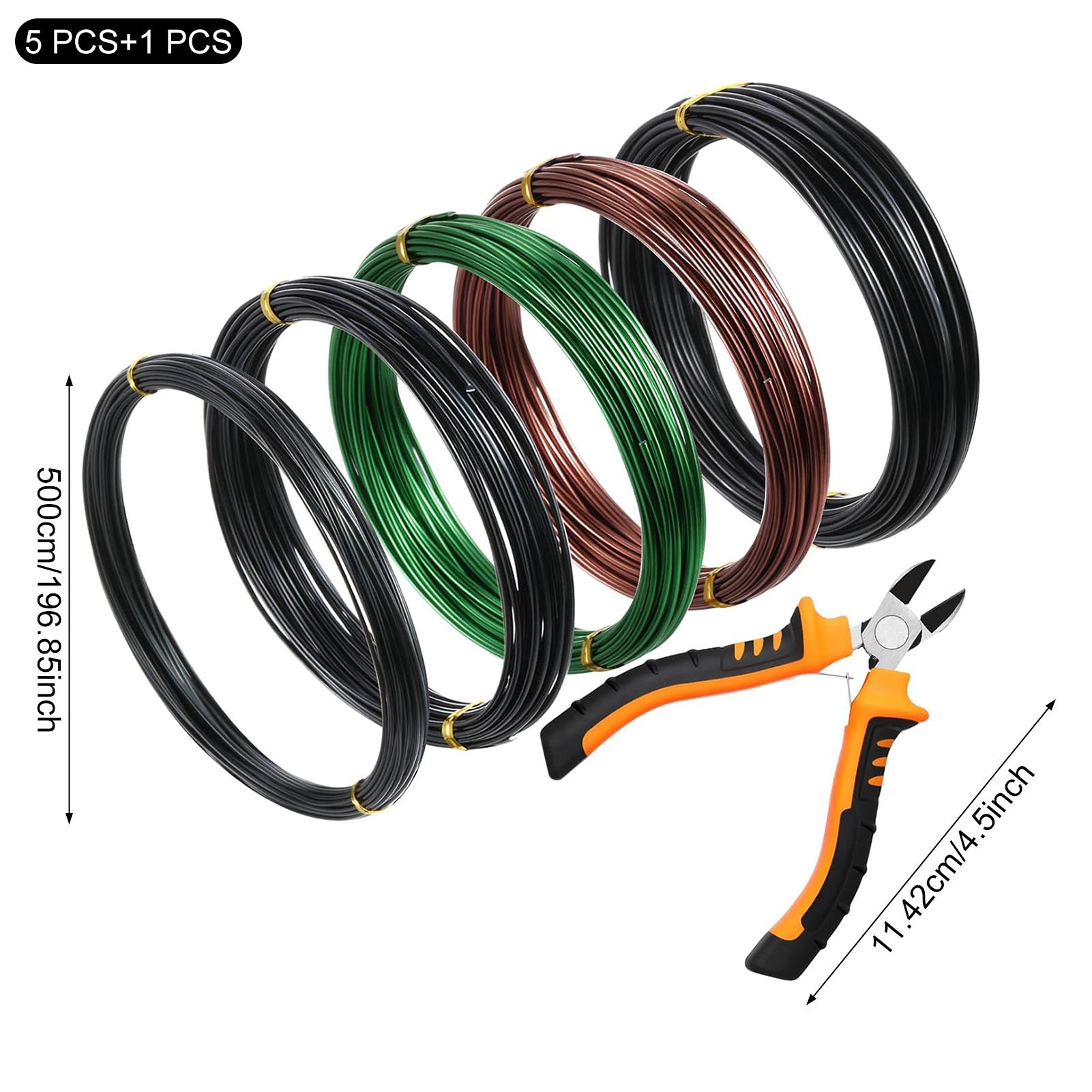 

Bonsai Shaping Aluminum Wire Set Bonsai Training Ties Plant Support Bendable Aluminum Wire for Garden Bonsai Accessories