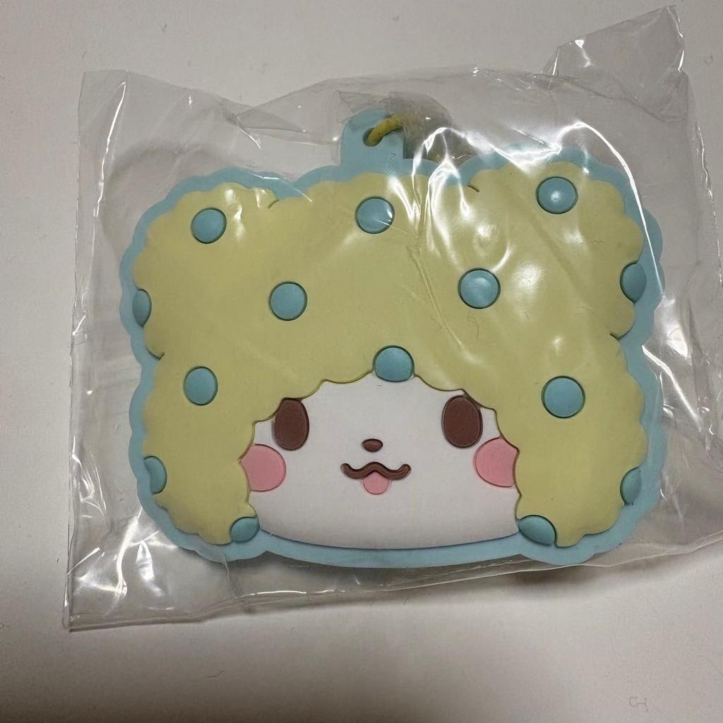 Marumofubiyori Mop Rubber Keychain Mirror Sanrio Japan 2025