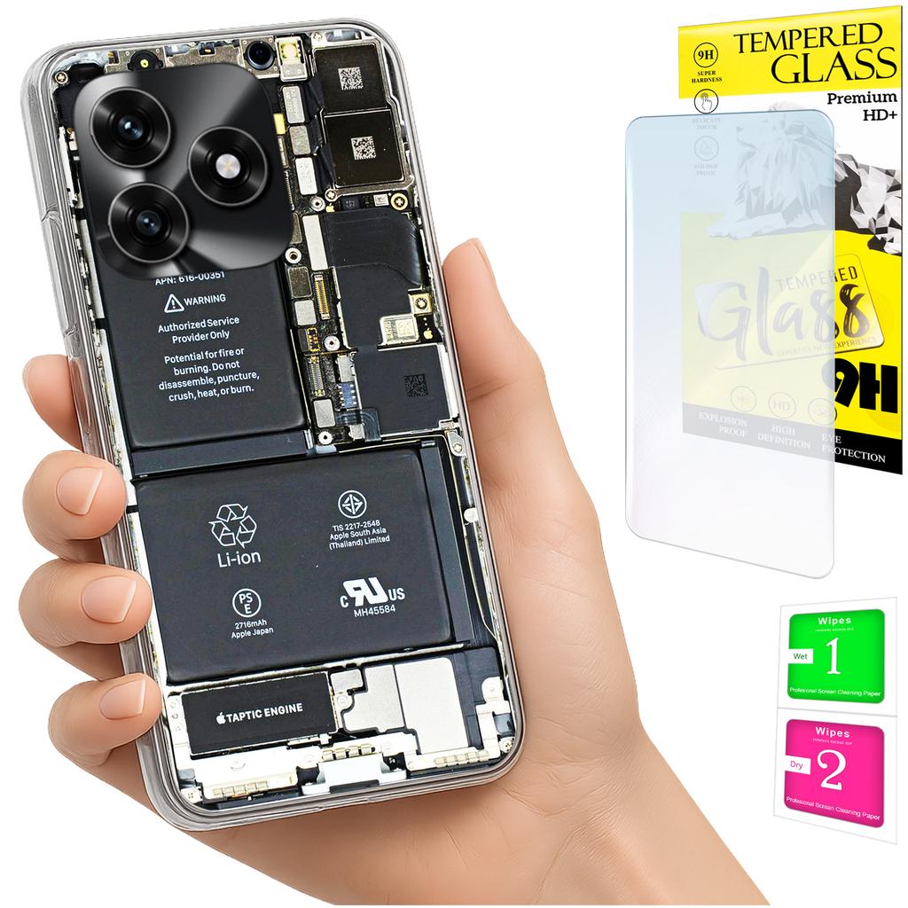 Etui Do Honor X5C Plus / X5C 4G Obudowa Foto Case Plecki Futerał + Szkło 9H