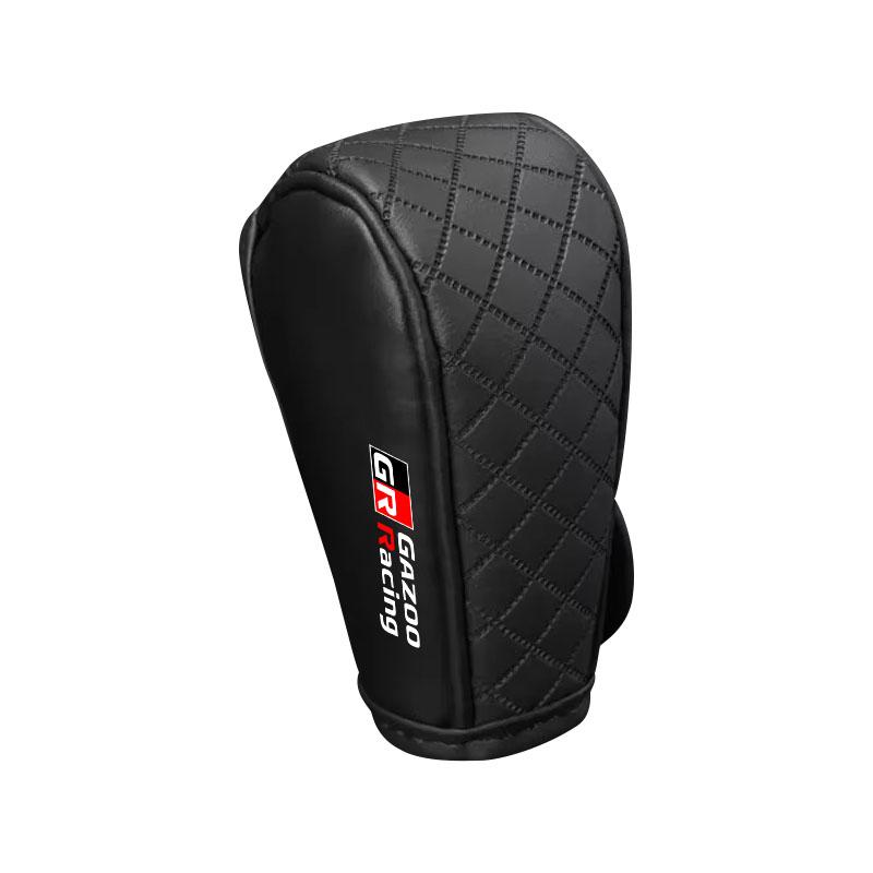 

Кожаный Нескользящий Износостойкий Чехол на Ручку Переключения Передач Автомобиля Автостайлинг для Toyota Rav4 Auris Yaris Camry Crown Prado Supra Corolla black-GR