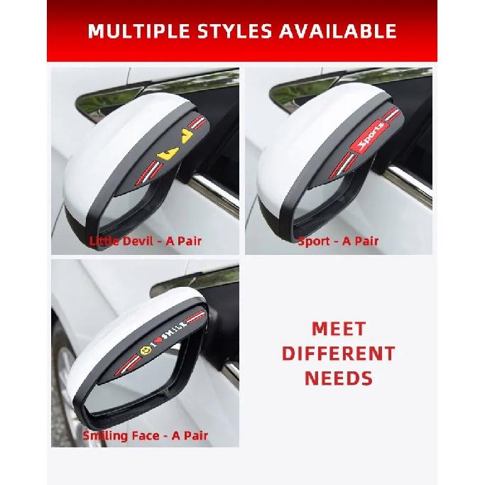 

Автомобильное зеркало заднего вида, защита от дождя, защита для бровей, дождевик, солнцезащитный козырек, автомобильное зеркало, боковой дождевик, универсальные автомобильные аксессуары B style