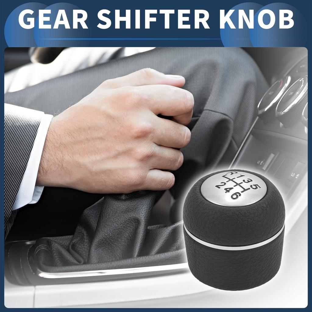 INFINAUTO Manual Gear Shift Knob for Alfa Romeo 159 Ergonomic Design 6-Speed 2005-2012 (1pc)