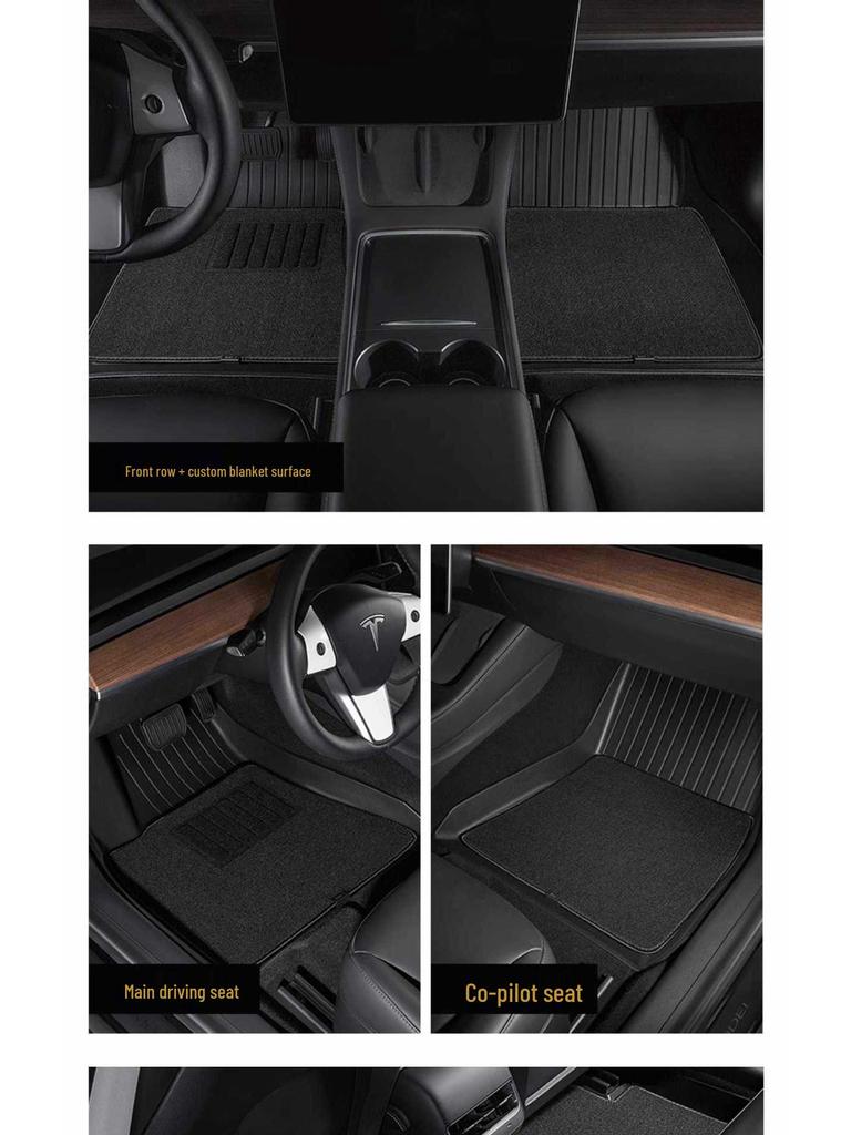 Tesla Model 3/Y Floor & Trunk Mats - TPE Car Accessories
