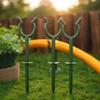 Pack Of 10 Green Plastic Garden Hose Guides For Secure Lawn Irrigation And Maintenance
