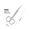 Multi-functional Stainless Steel Beauty Scissors: 10cm/14cm, Straight/Curved Tips, Suitable for Laboratory and Teaching