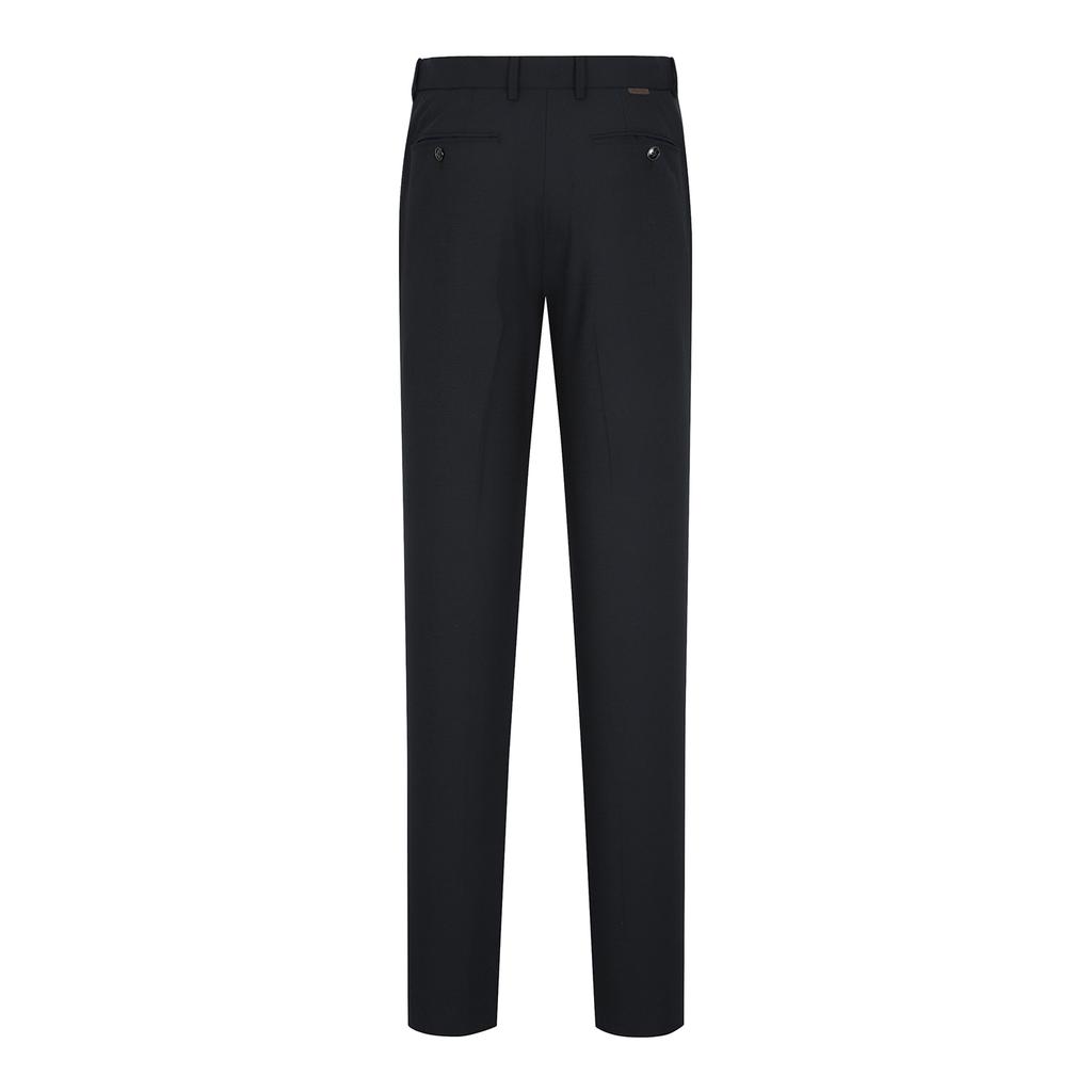 FERRAROMILANO Wool Blend Set-Up Slacks Navy (Am0Fbps10349)