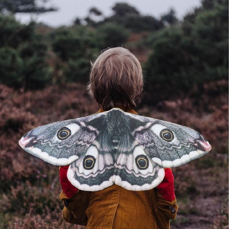 Non-Woven Fabric Festive Party Wing Halloween Moth Wing for Infant Decorative Wing Party Costume Cosplay Props