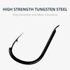 8pcs Sets Fishing Hooks with Barbed Fishing Hooks High-strength Tungsten Steel Hooks Fishing Gear