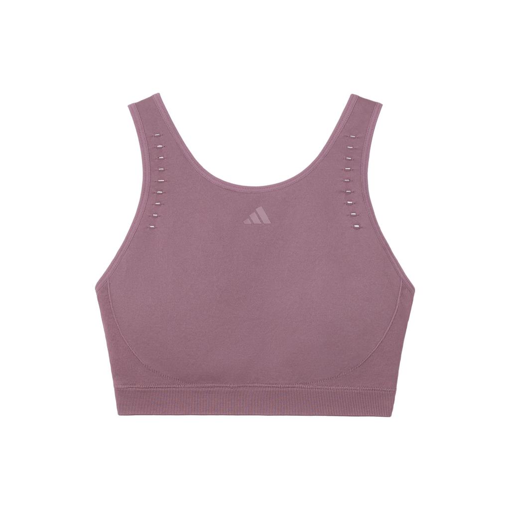 Adidas Solid Color Casual Fitness Sports Bra Women Underwear Light-Purple IL2941
