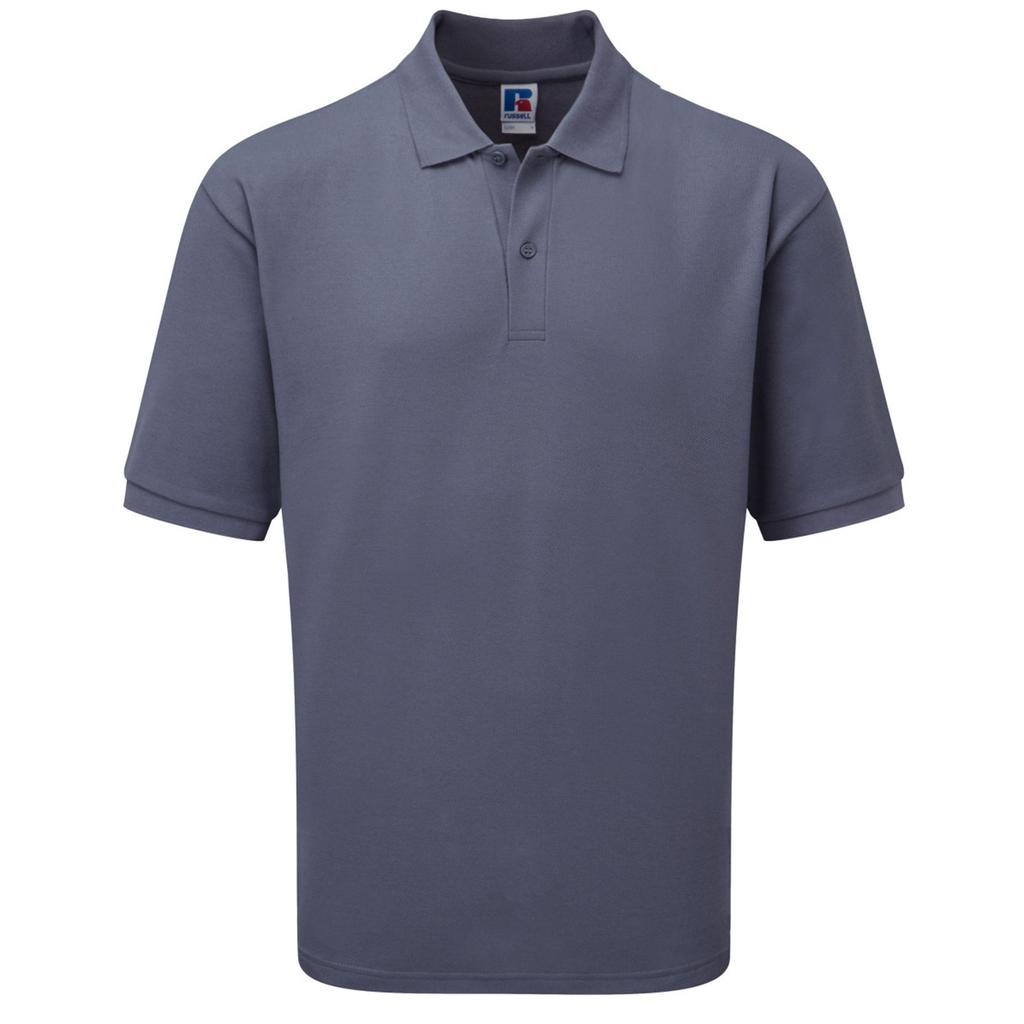 Russell Mens Classic Short Sleeve Polycotton Polo Shirt
