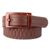 Nuove Cinture Per Uomo Donna Colori Uni Caramella Gomma Siliconica Pelle Forma Ondulata Fibbia in Plastica Cintura Carina Senza Metallo