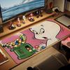 Casper Print  Cushion Non-slip Laptop Tablet Big Mousepad XXL Mat Mini PC Playmat With Lock edge