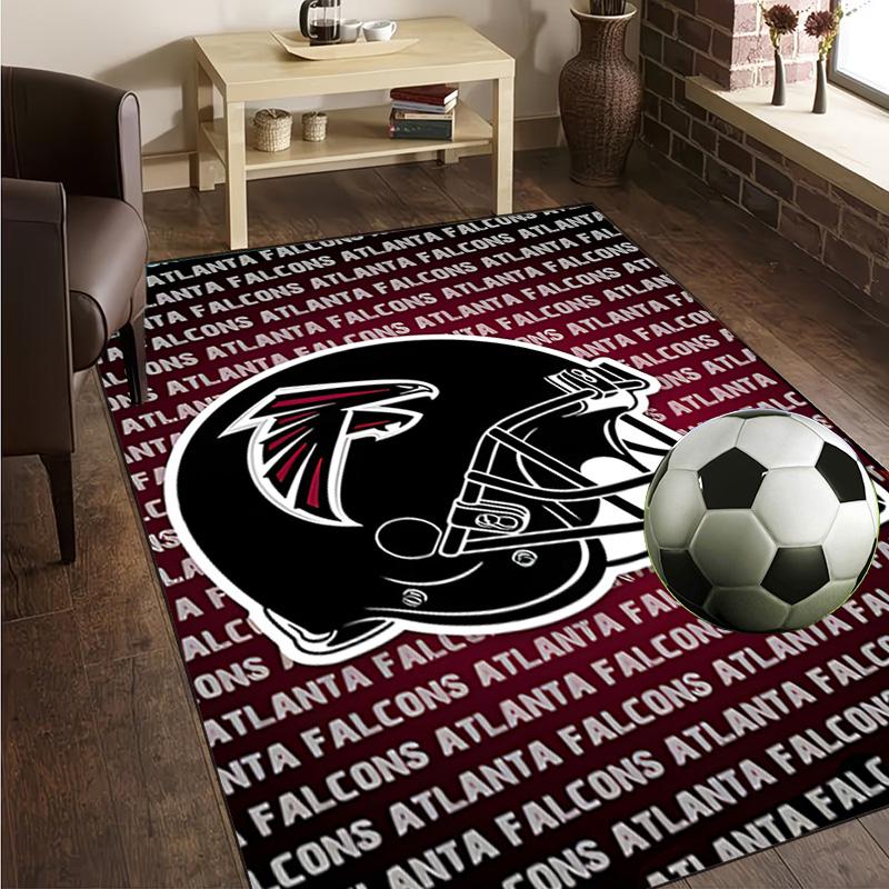 Atlanta-Falcons Rise Up Rug Office Carpet Non-Slip Mat, Chair Rug Floor Covering for Gaming, Bedroom, Living Room , Home Decor Christmas Gift
