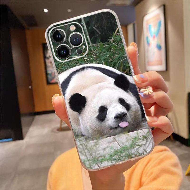 Cute cartoon panda Phone Case For iphone 17ProMax 17 Pro Air 16 15 14 13 Pro Max 16 15 14 13 Pro 15Plus